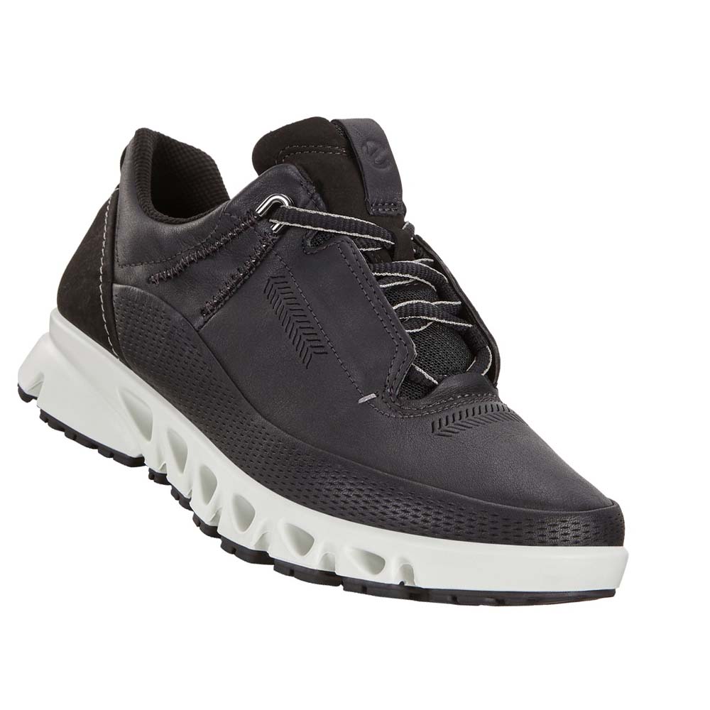 Women's Ecco Multi-vent Outdoor Sneakers Black | USA 226XYU